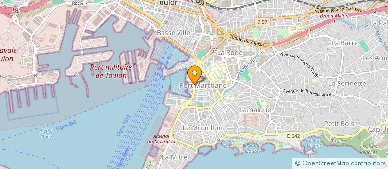 localisation de l'entreprise SARL GFC à TOULON