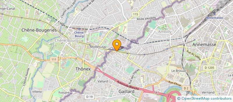 localisation de l'entreprise SARL GFCM à FERNEY-VOLTAIRE