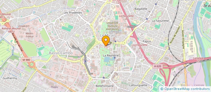 localisation de l'entreprise SARL GFS FACADES  TOULOUSE