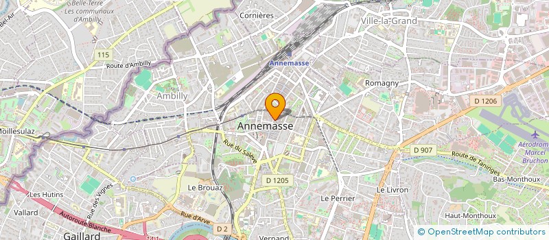 localisation de l'entreprise SARL GHANIM à ANNEMASSE