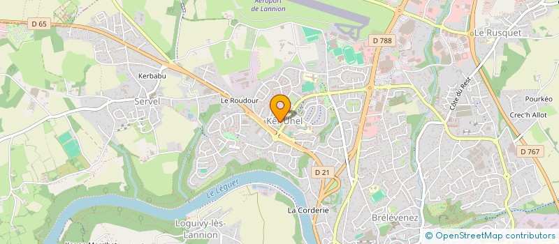 localisation de l'entreprise SARL GHILOUFI RAMI  LANNION