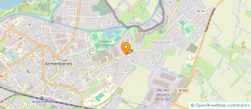 localisation de l'entreprise SARL GHK BATIMENT  HOUPLINES