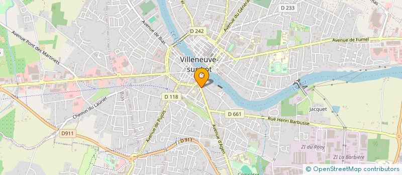localisation de l'entreprise SARL GHOUL à VILLENEUVE-SUR-LOT
