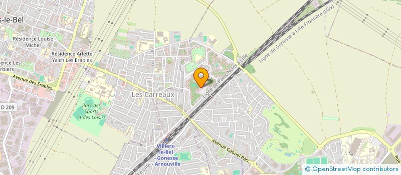 localisation de l'entreprise SARL GHULAM  GONESSE