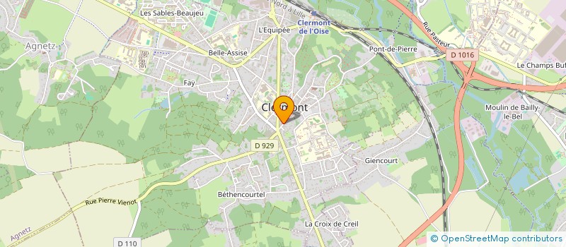 localisation de l'entreprise SARL GHYLAINE à CLERMONT
