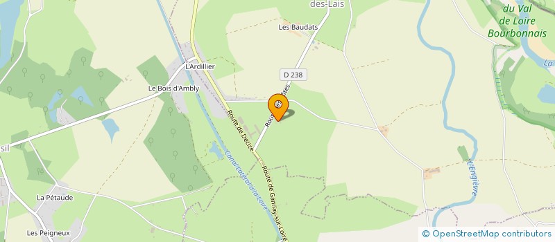 localisation de l'entreprise SARL GIACOBERT  SAINT-MARTIN-DES-LAIS