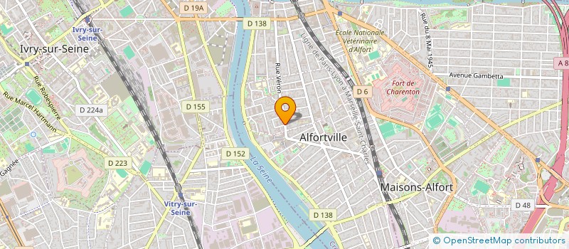 localisation de l'entreprise SARL GIANI M à ALFORTVILLE