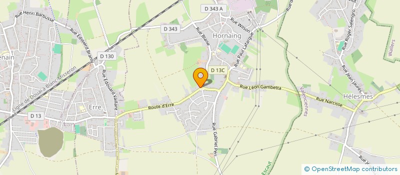 localisation de l'entreprise SARL GIANI ROGER à HORNAING