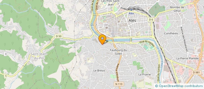 localisation de l'entreprise SARL GIANNOLI  ALES