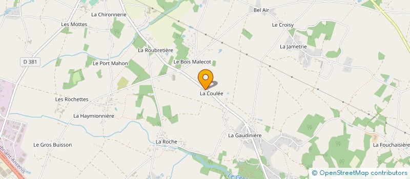 localisation de l'entreprise SARL GIBE DECORS  VIGNEUX-DE-BRETAGNE