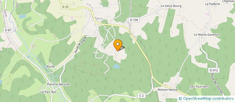 localisation de l'entreprise SARL GIBERT à RUELLE-SUR-TOUVRE