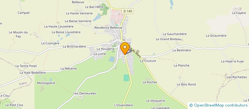 localisation de l'entreprise SARL GIBON à COURCITE