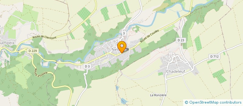 localisation de l'entreprise SARL GIBSON CONSTRUCTION  NESCHERS