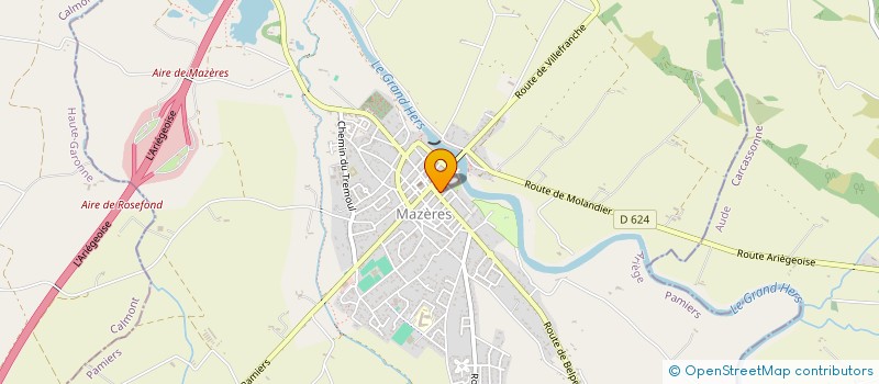 localisation de l'entreprise SARL GIGA à MAZERES