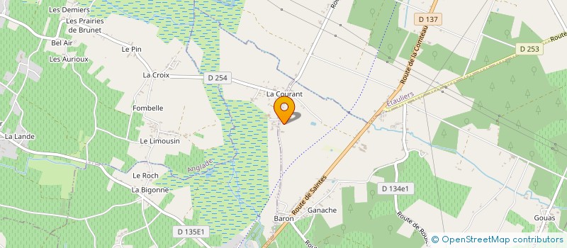 localisation de l'entreprise SARL GILBERDY FRERES  EYRANS