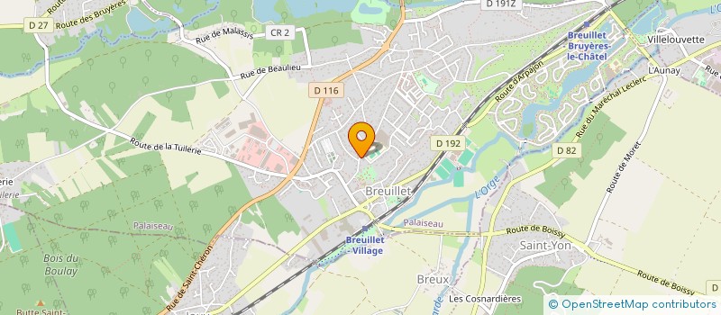 localisation de l'entreprise SARL GILBERT à BREUILLET