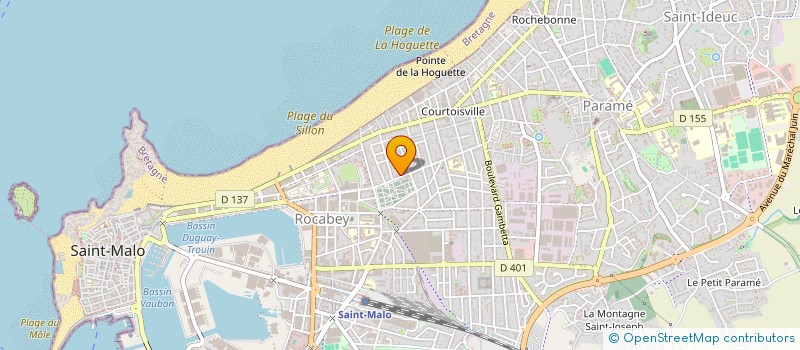 localisation de l'entreprise SARL GILBERT à SAINT-MALO
