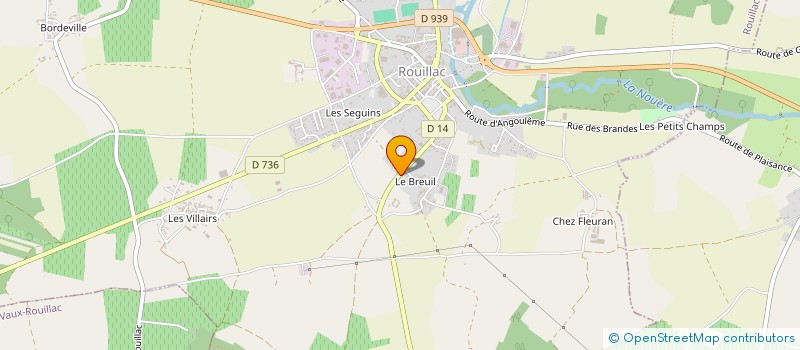 localisation de l'entreprise SARL GILBERT BLIN & FILS à ROUILLAC