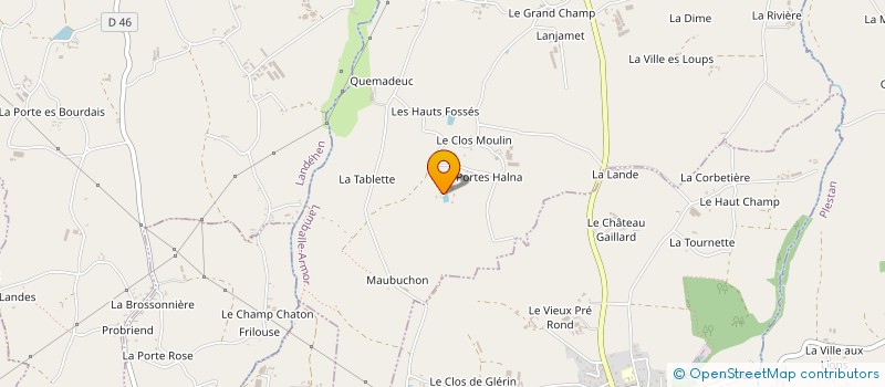 localisation de l'entreprise SARL GILBERT BOIVIN à COETMIEUX
