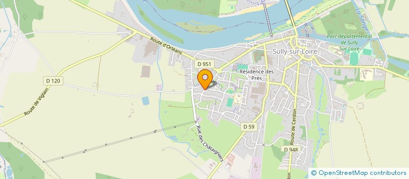 localisation de l'entreprise SARL GILET - DAUTIN à SULLY-SUR-LOIRE