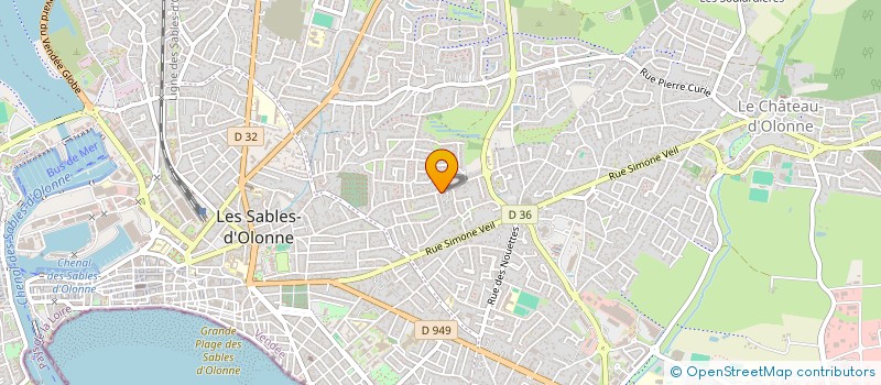 localisation de l'entreprise SARL GILFREDO à LES SABLES D'OLONNE