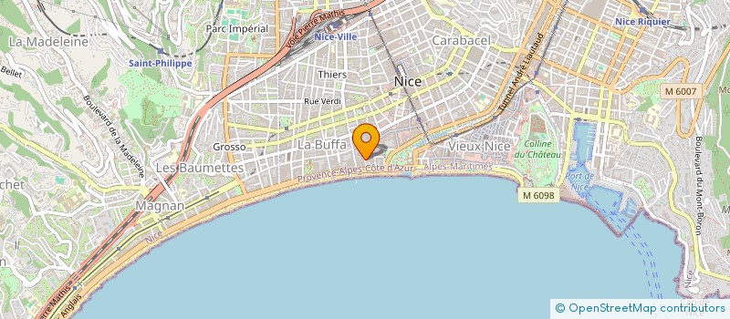 localisation de l'entreprise SARL GILIANE à NICE