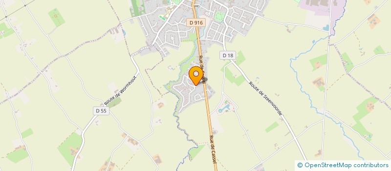 localisation de l'entreprise SARL GILLARD  WORMHOUT