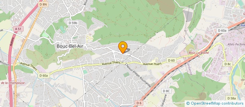 localisation de l'entreprise SARL GILLEM à BOUC-BEL-AIR