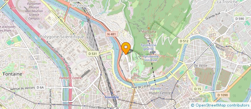 localisation de l'entreprise SARL GILLES  GRENOBLE