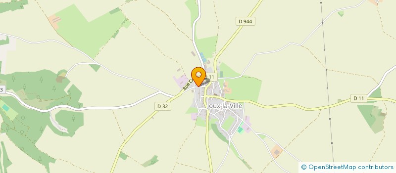 localisation de l'entreprise SARL GILLET à JOUX-LA-VILLE