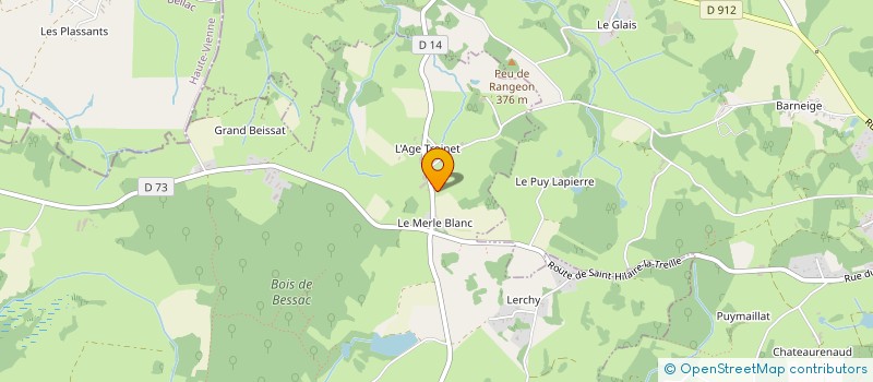 localisation de l'entreprise SARL GILLET  SAINT-MAURICE-LA-SOUTERRAINE