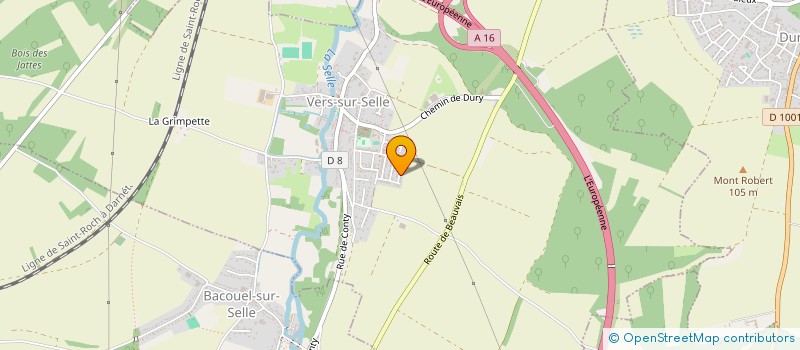 localisation de l'entreprise SARL GILLON JONATHAN  VERS-SUR-SELLE