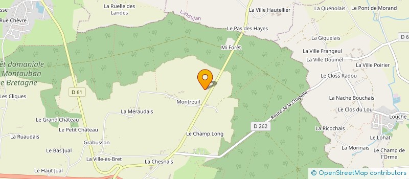 localisation de l'entreprise SARL GILLOUAYE à MEDREAC