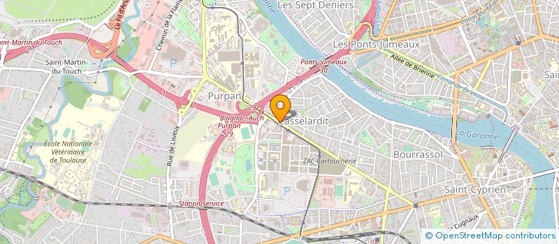 localisation de l'entreprise SARL GIMAT à TOULOUSE