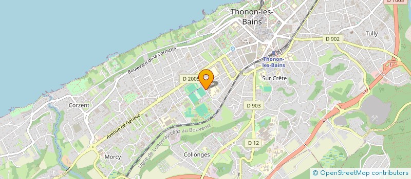 localisation de l'entreprise SARL GIMC à THONON-LES-BAINS