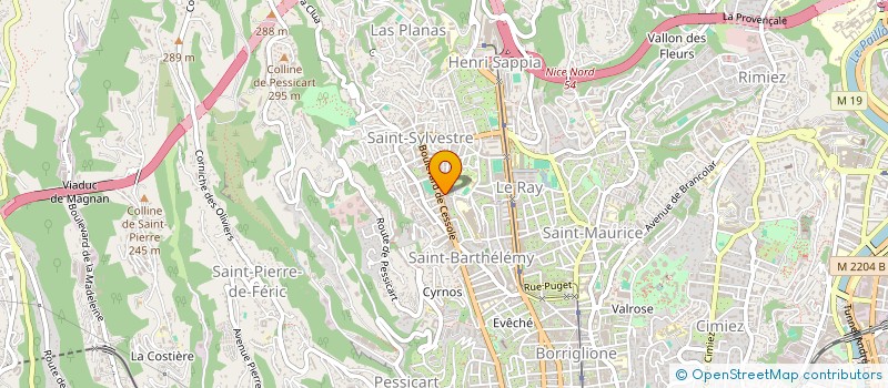 localisation de l'entreprise SARL GIMELLE à NICE