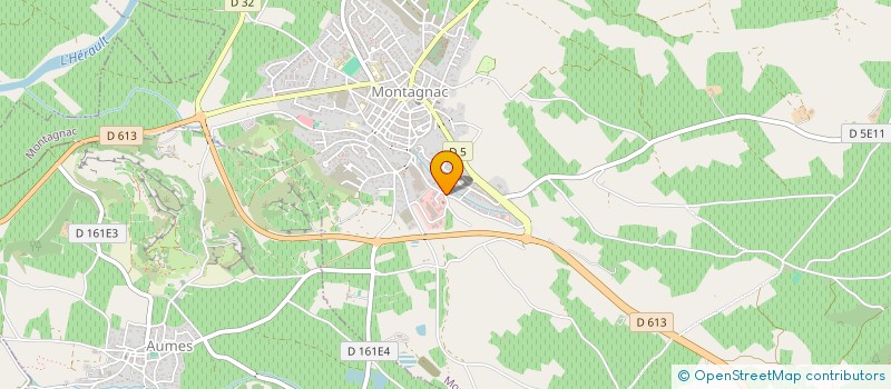 localisation de l'entreprise SARL GINER TP à MONTAGNAC
