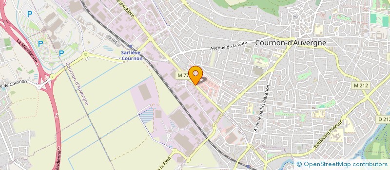 localisation de l'entreprise SARL GINET à COURNON-D'AUVERGNE