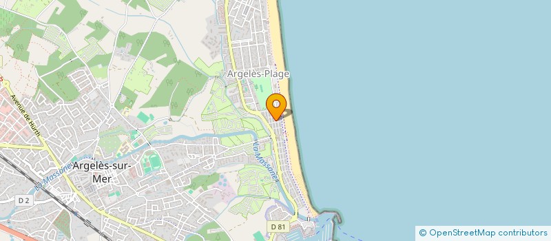 localisation de l'entreprise SARL GINO à ARGELES-SUR-MER