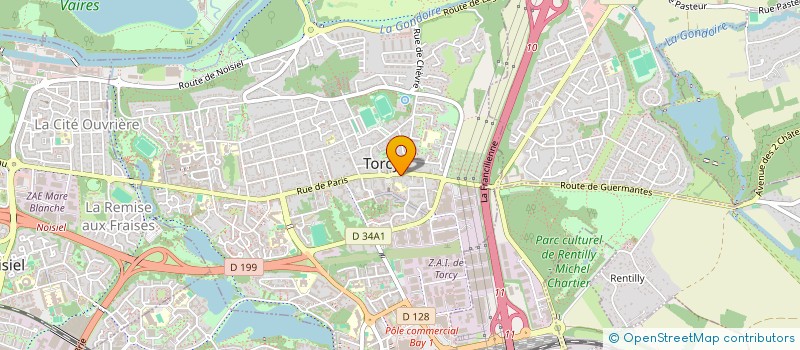 localisation de l'entreprise SARL GIR ELEC à TORCY