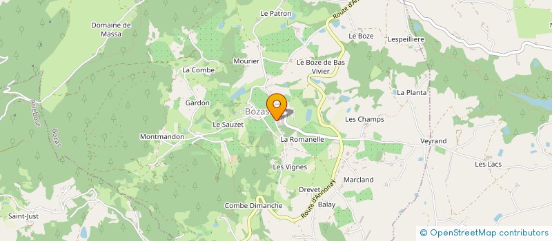 localisation de l'entreprise SARL GIRARD à SAINT-VICTOR