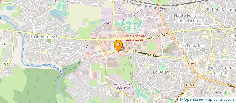 localisation de l'entreprise SARL GIRARD  SAINT-BERTHEVIN