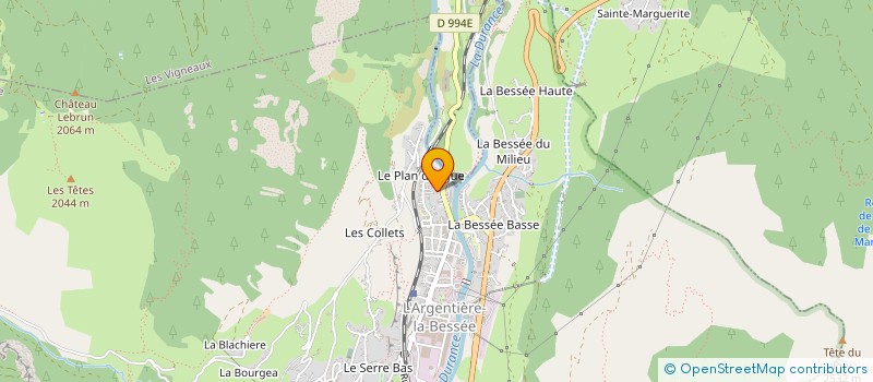 localisation de l'entreprise SARL GIRAUD à L'ARGENTIERE-LA-BESSEE