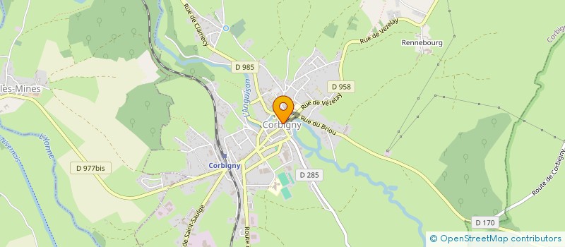 localisation de l'entreprise SARL GIRAUD à CORBIGNY