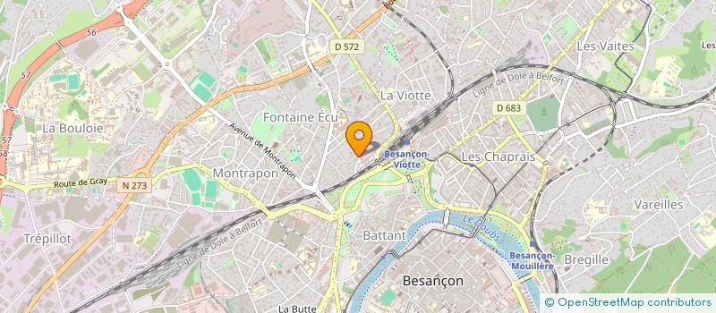 localisation de l'entreprise SARL GIROD-BRIOT à BESANCON