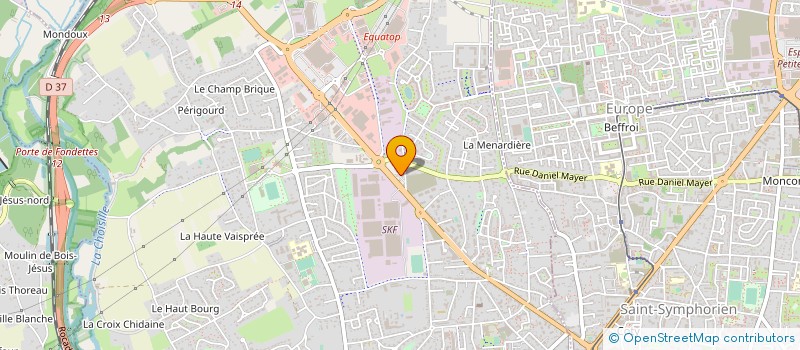 localisation de l'entreprise SARL GIRODEAU BLOSSIER à SAINT-CYR-SUR-LOIRE