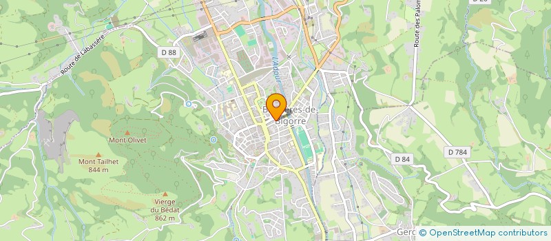 localisation de l'entreprise SARL GISELE FLEURS à BAGNERES-DE-BIGORRE