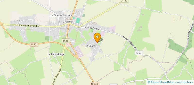 localisation de l'entreprise SARL GITE PEUFFIER  LIEUREY