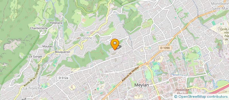 localisation de l'entreprise SARL GITES MAISON DEVENEY MARS  CORENC