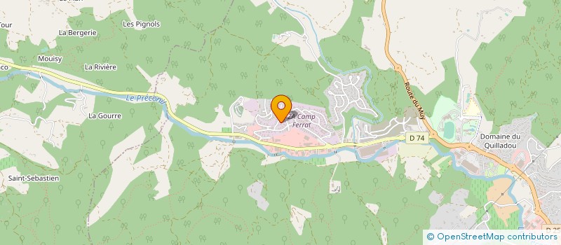 localisation de l'entreprise SARL GIUBERGIA BARTHELEMY à SAINTE-MAXIME
